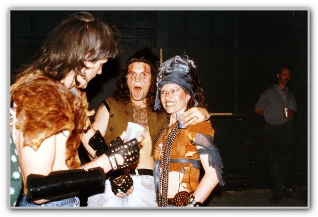 DJ & friend Perina at the Freakers Ball - The Palace Nov 3rd 1992